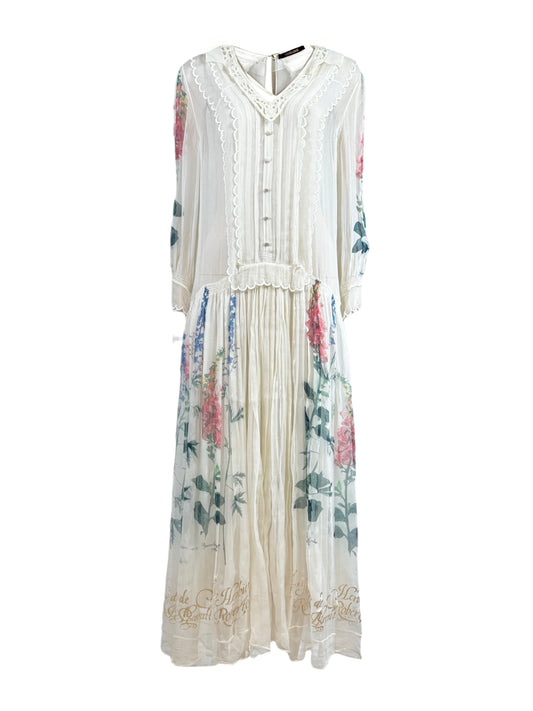 Roberto Cavalli Spring 2009 Look 31 Maxi chiffon dress printed floral