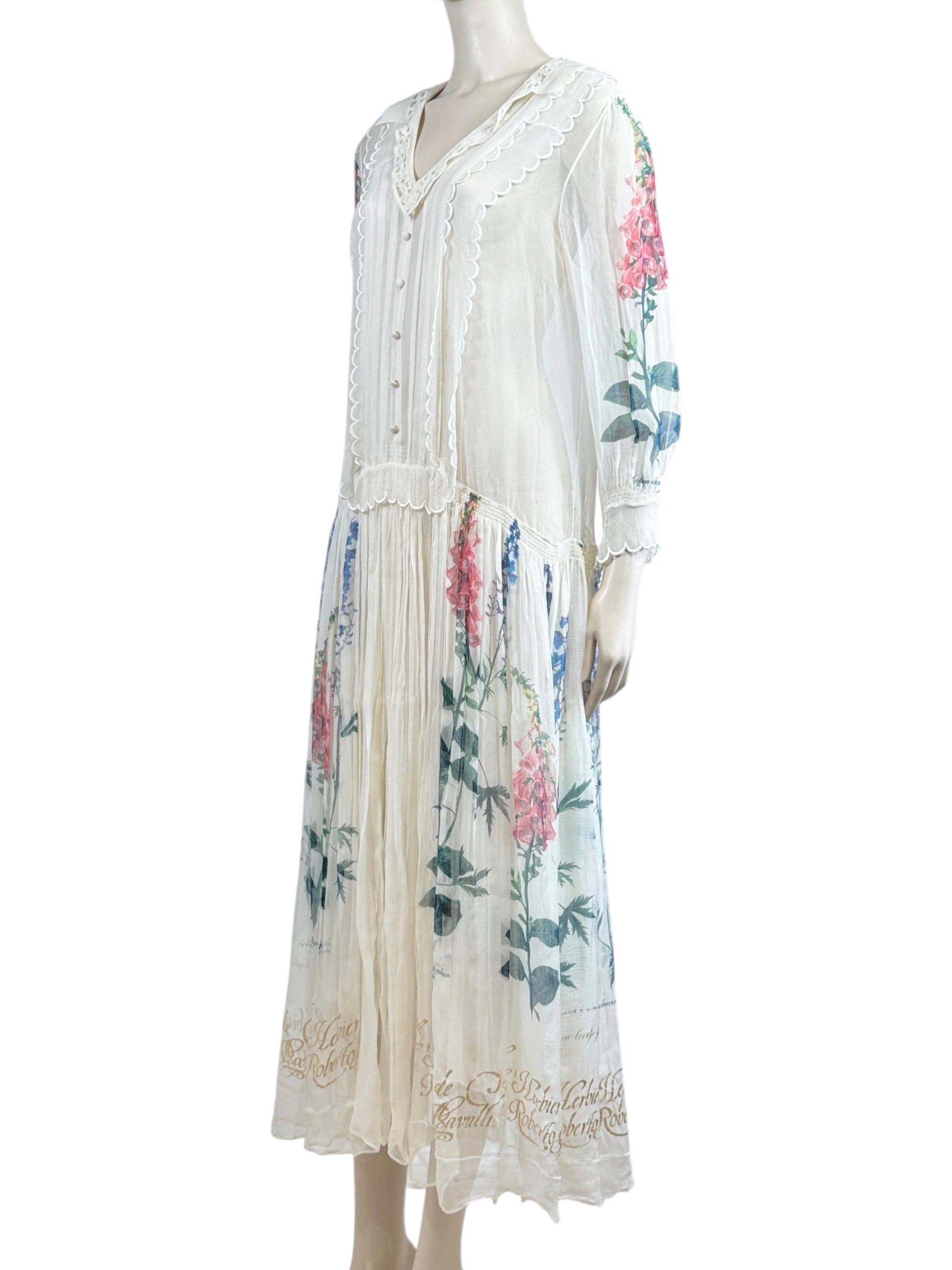 Roberto Cavalli Spring 2009 Look 31 Maxi chiffon dress printed floral