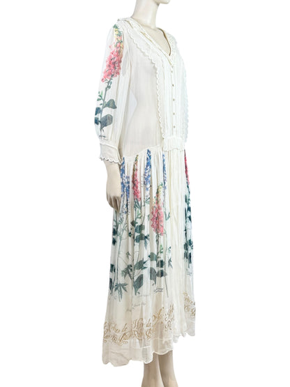 Roberto Cavalli Spring 2009 Look 31 Maxi chiffon dress printed floral