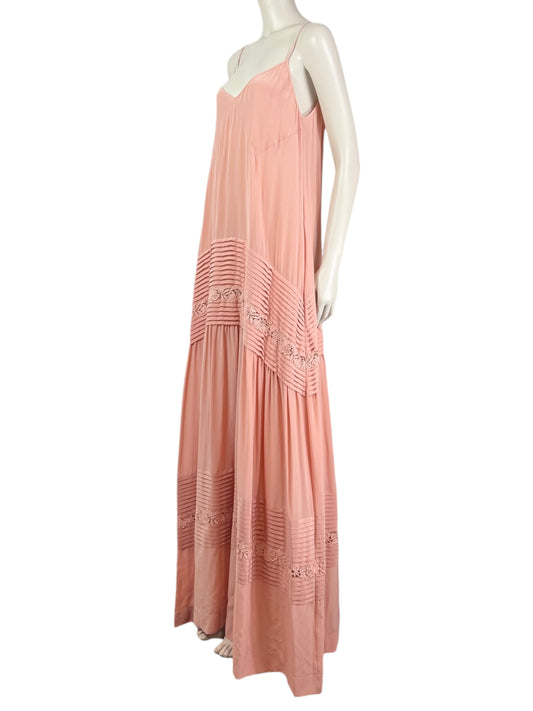 Rochas Alessandro Dellacqua maxi nude dress