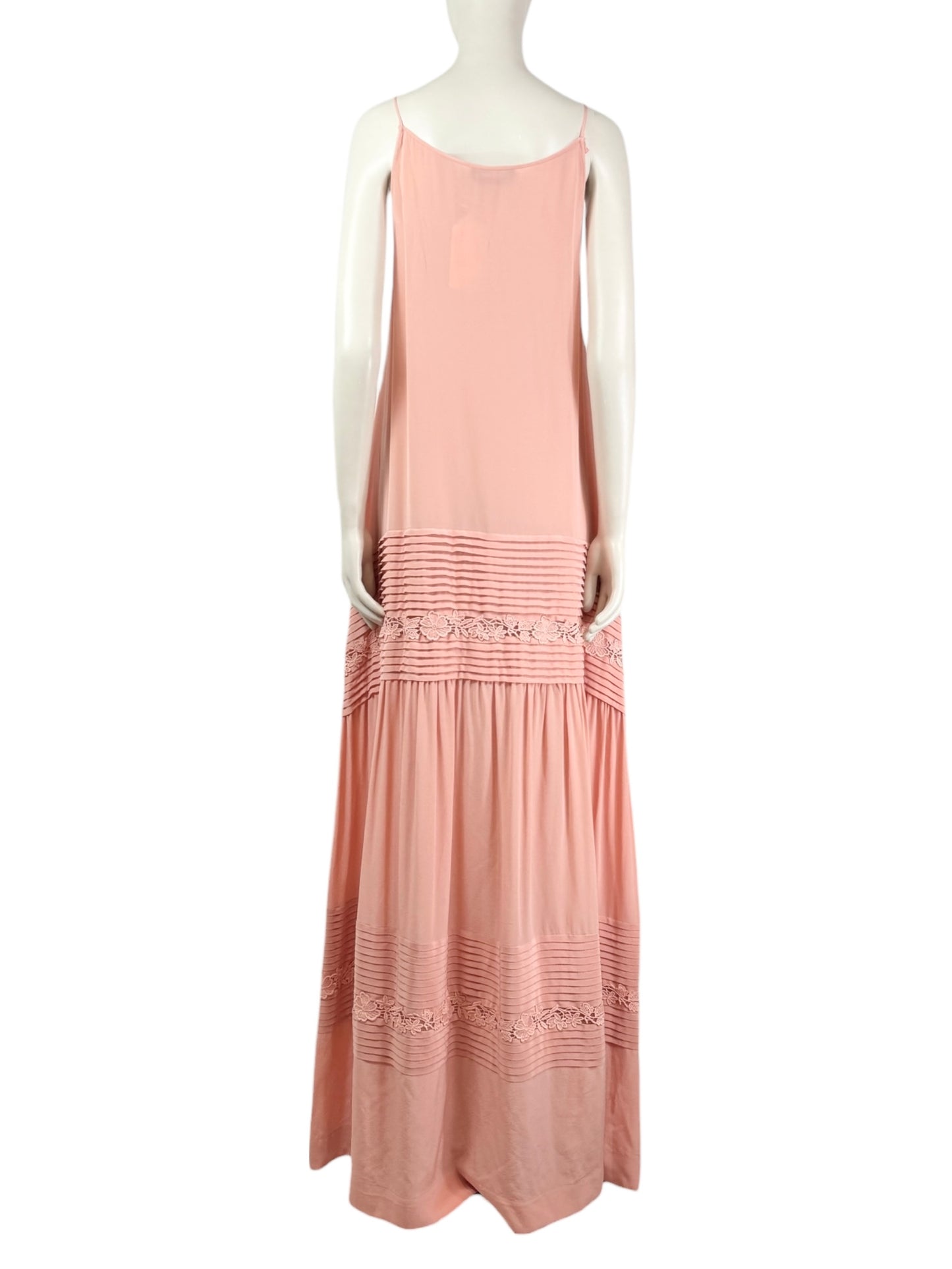 Rochas Alessandro Dellacqua maxi nude dress