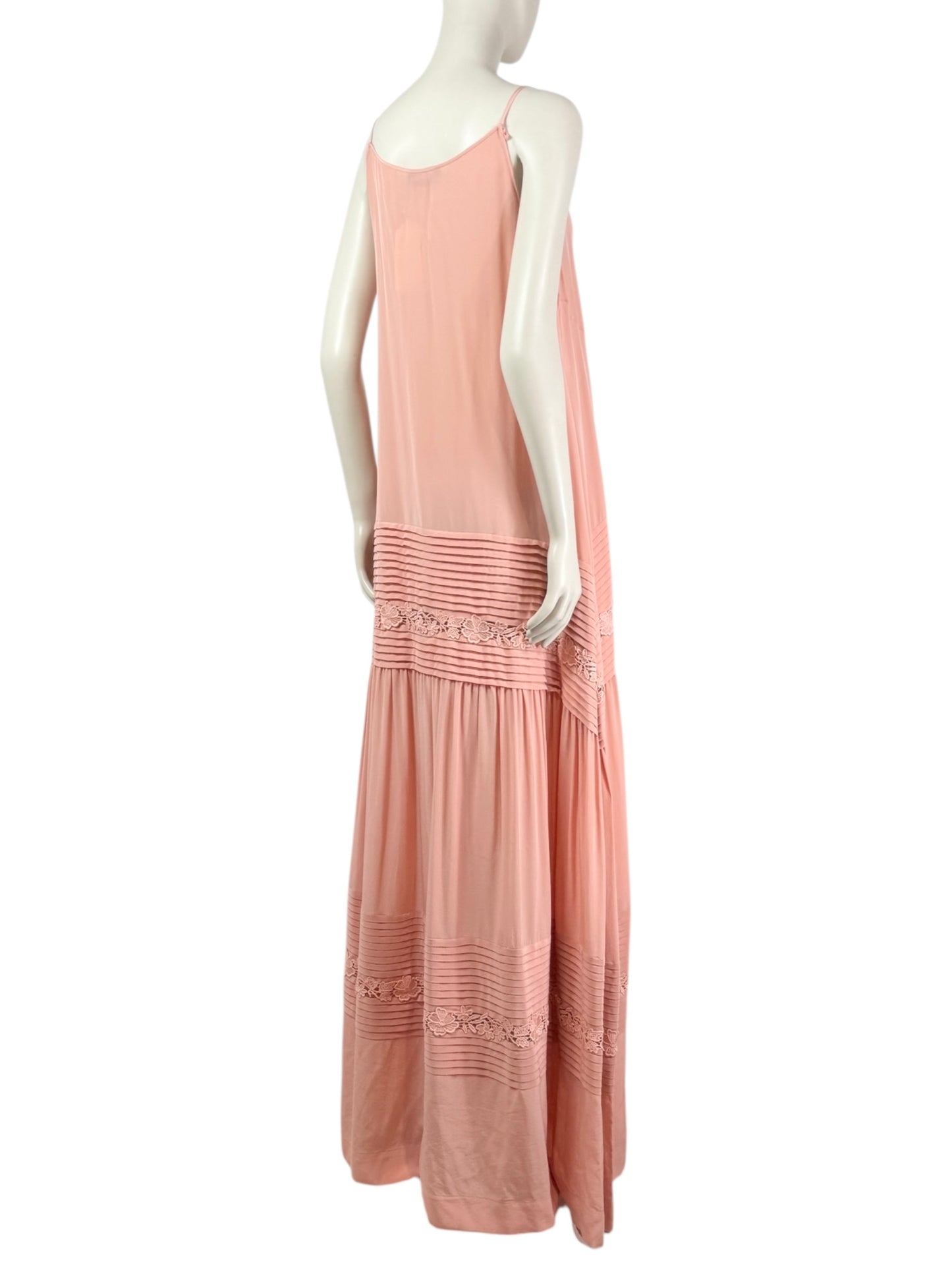Rochas Alessandro Dellacqua maxi nude dress