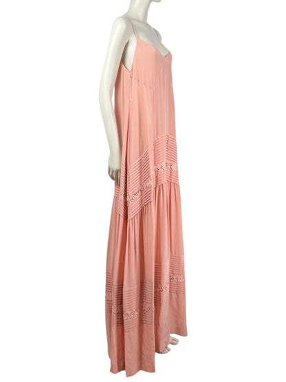 Rochas Alessandro Dellacqua maxi nude dress