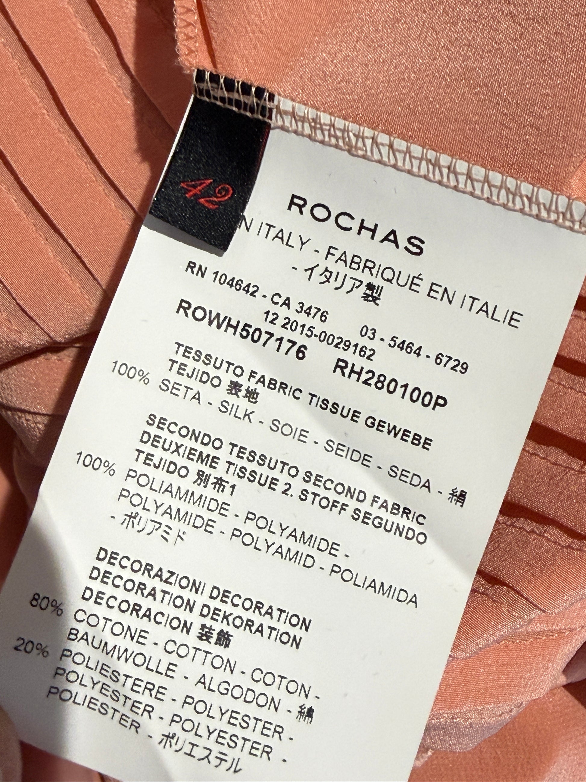 Rochas Alessandro Dellacqua maxi nude dress