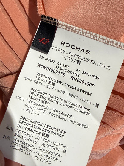 Rochas Alessandro Dellacqua maxi nude dress