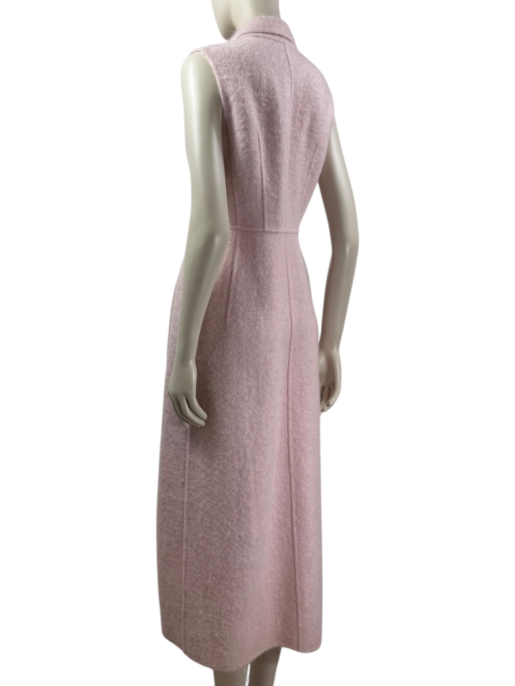 Rochas pink dress coat