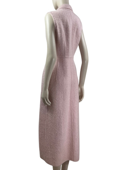 Rochas pink dress coat