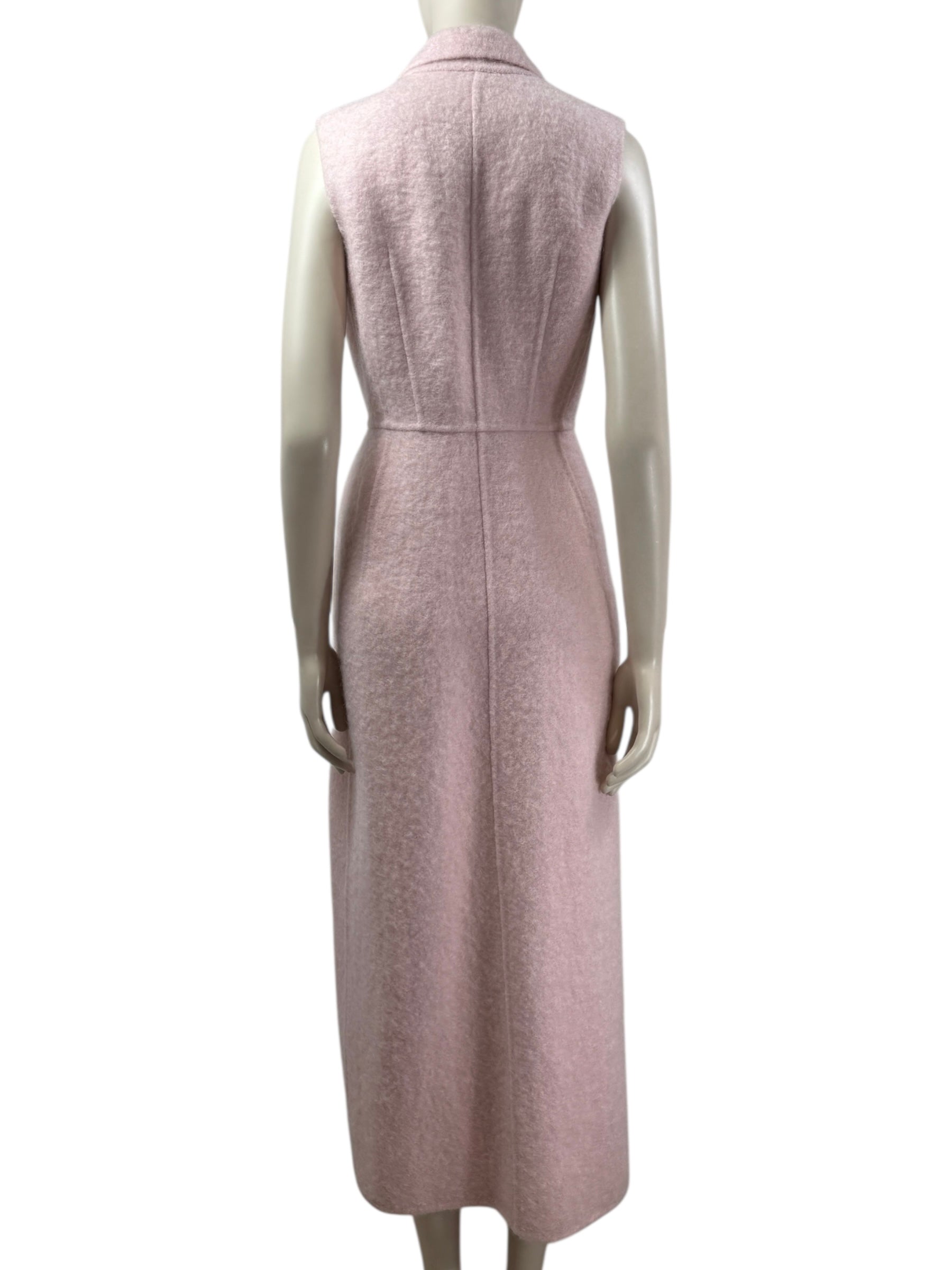 Rochas pink dress coat