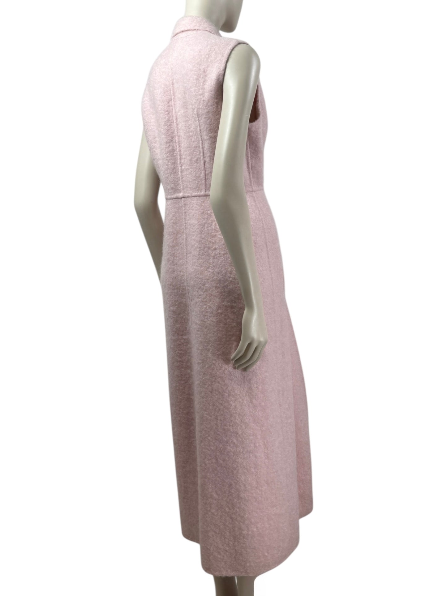 Rochas pink dress coat