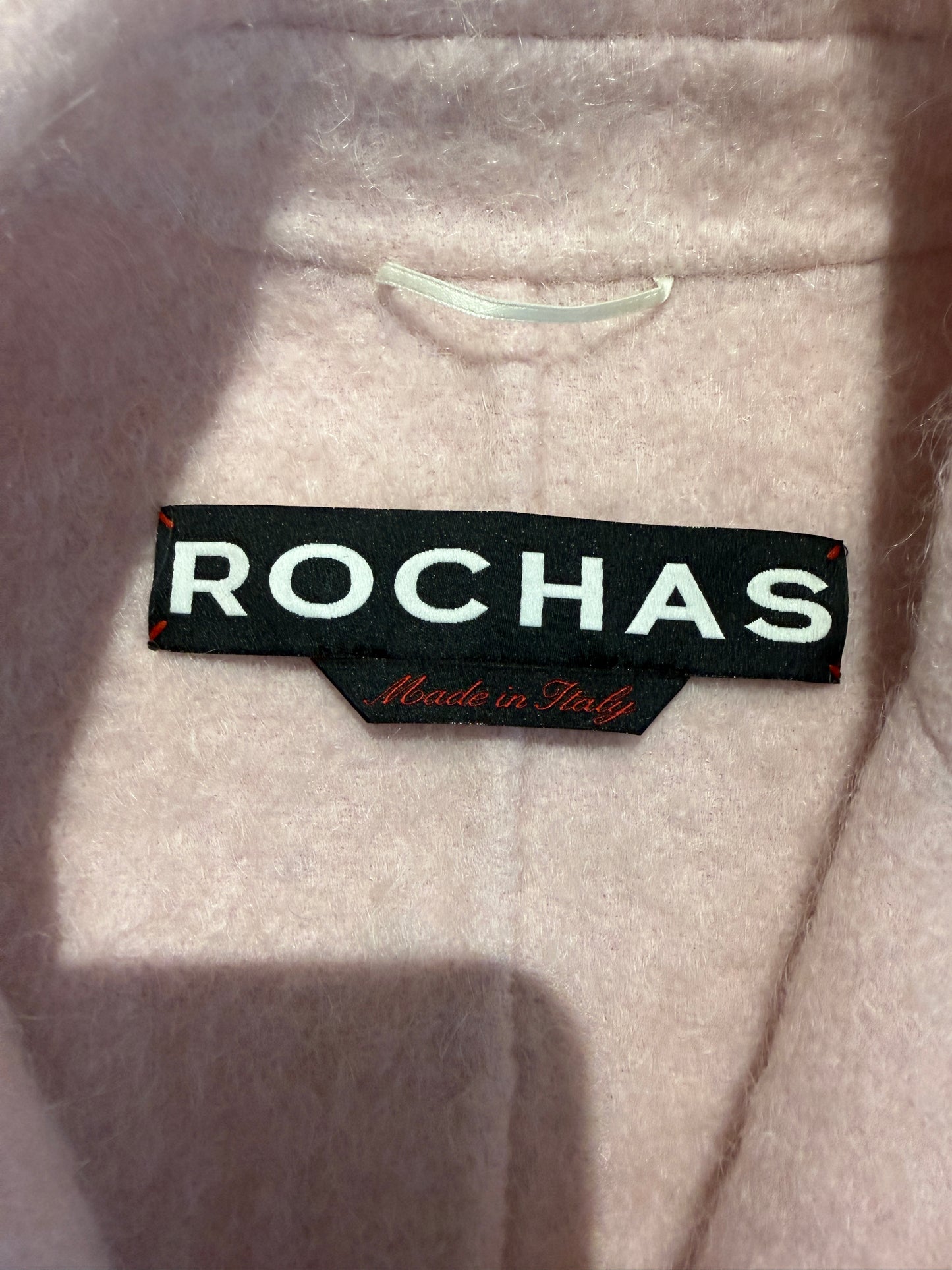 Rochas pink dress coat