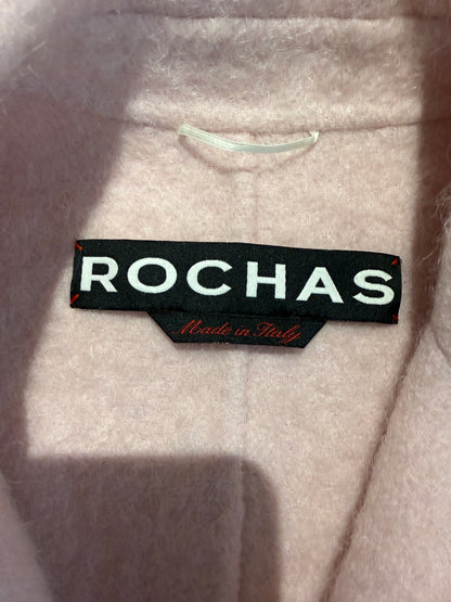 Rochas pink dress coat