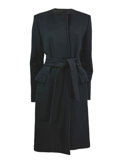 Saint Laurent Hedi Slimane Fall 2013 black cashmere coat