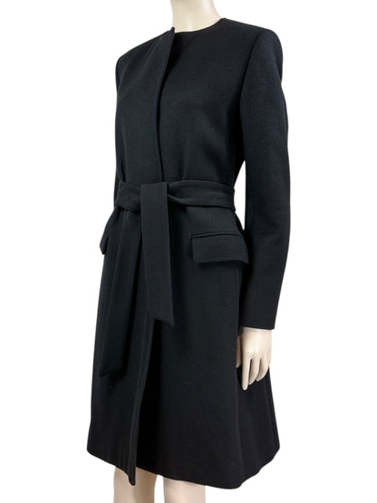 Saint Laurent Hedi Slimane Fall 2013 black cashmere coat