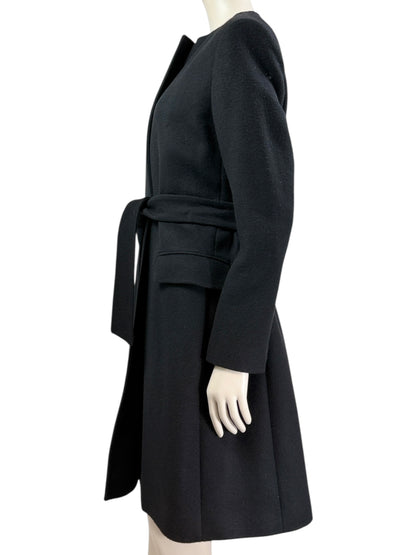 Saint Laurent Hedi Slimane Fall 2013 black cashmere coat