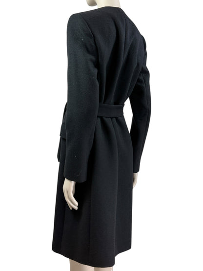 Saint Laurent Hedi Slimane Fall 2013 black cashmere coat