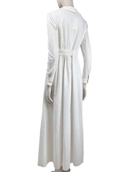 Saint Laurent Hedi Slimane Resort 2015 white broderie anglaise dress