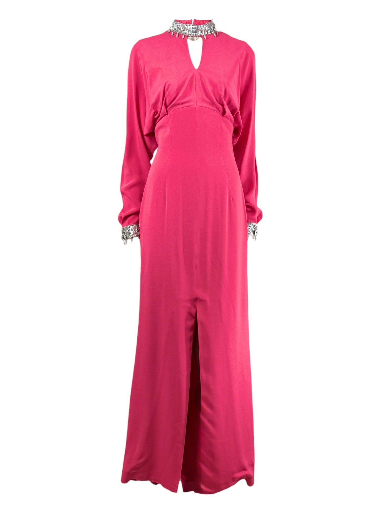 Thierry Mugler Fall 2001 Pink dress crystal
