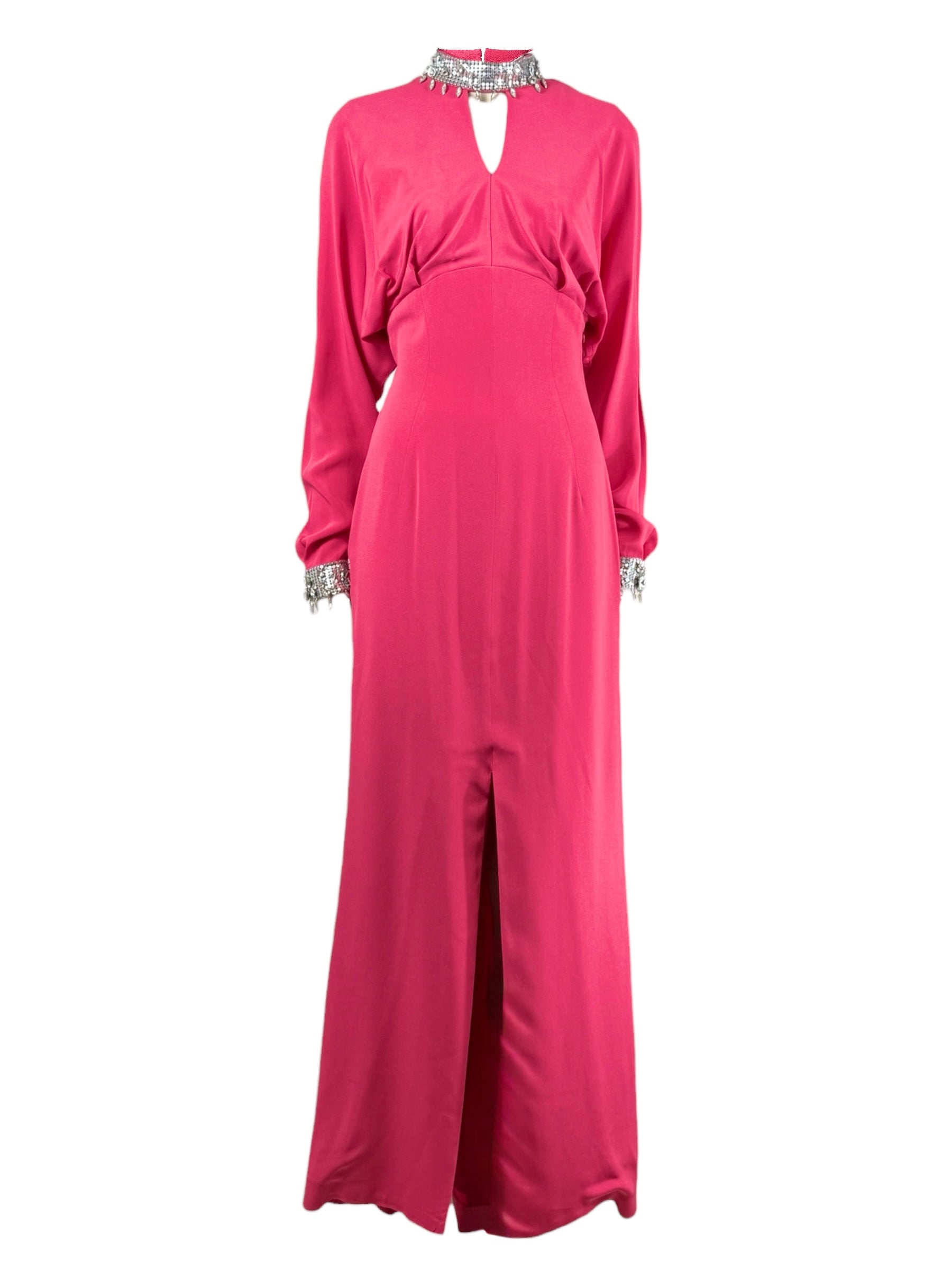 Thierry Mugler Fall 2001 Pink dress crystal