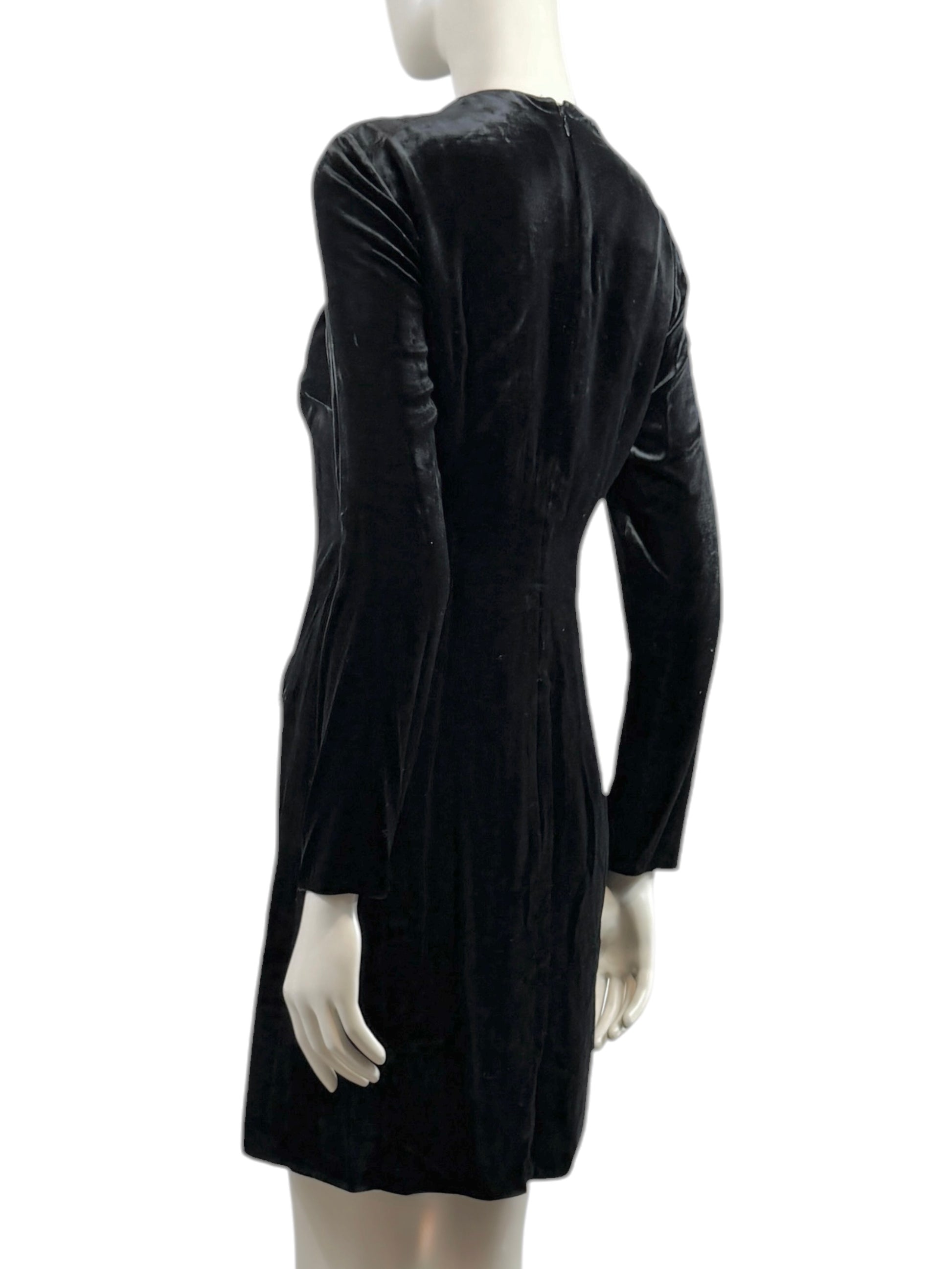 Valentino 1971 Pierpaolo Piccioli Prefall 2018 Velvet snake crystal dress