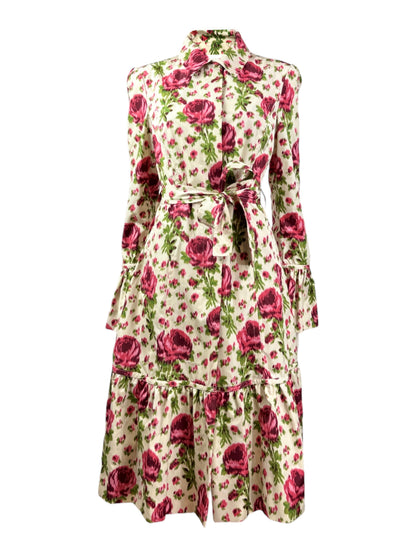 Valentino 2004  floral printed trench