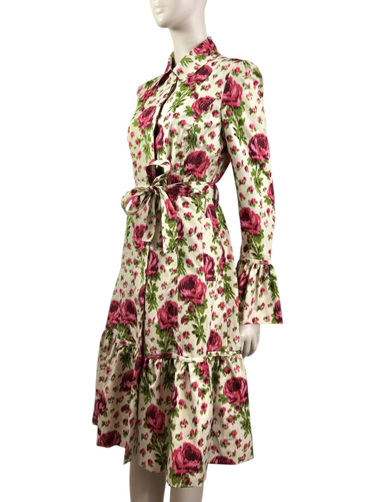 Valentino 2004  floral printed trench