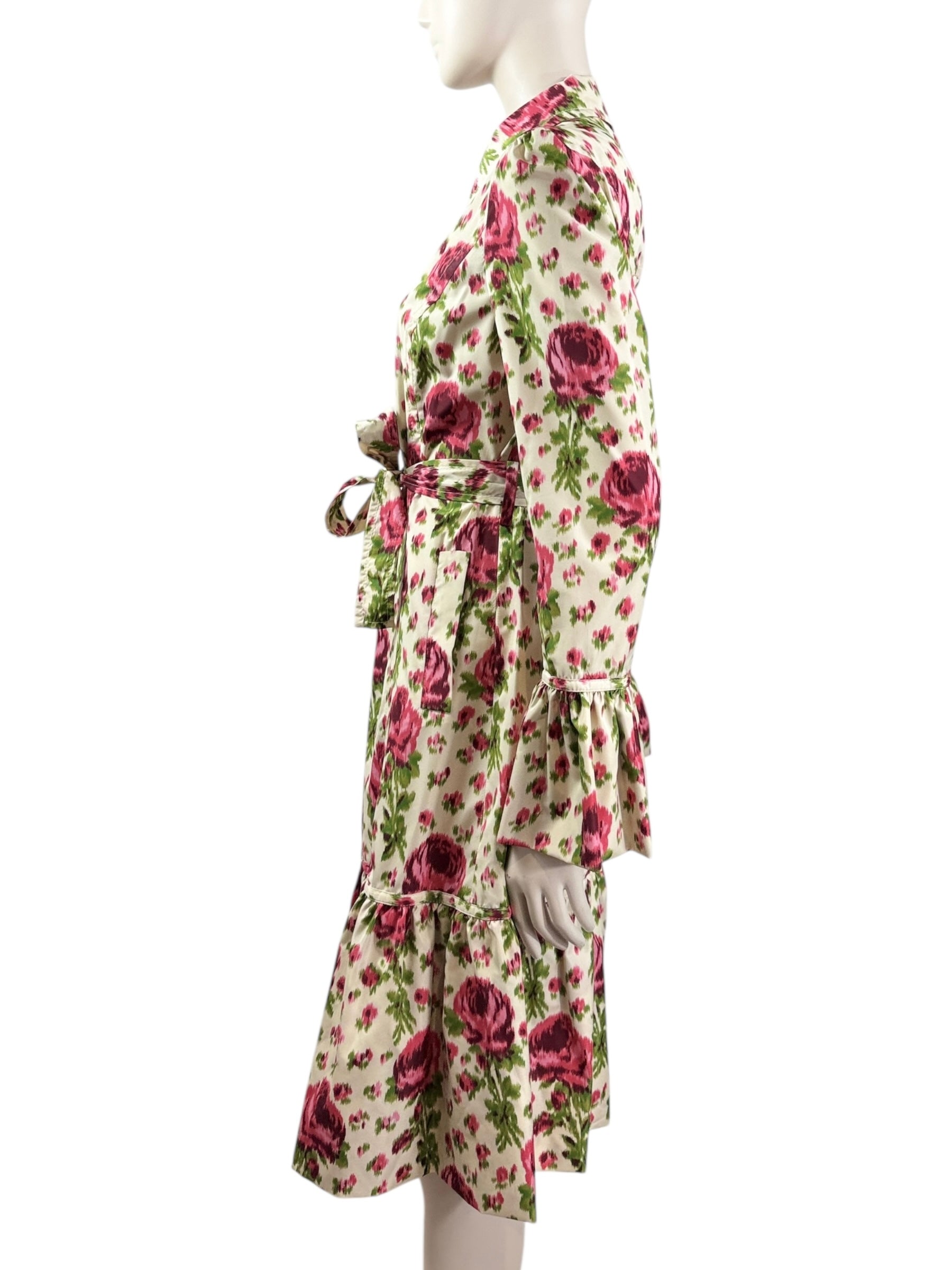 Valentino 2004  floral printed trench