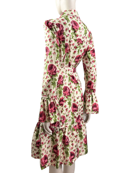 Valentino 2004  floral printed trench