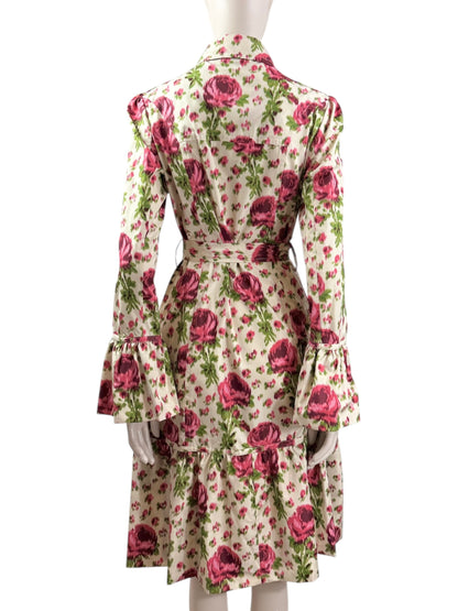 Valentino 2004  floral printed trench
