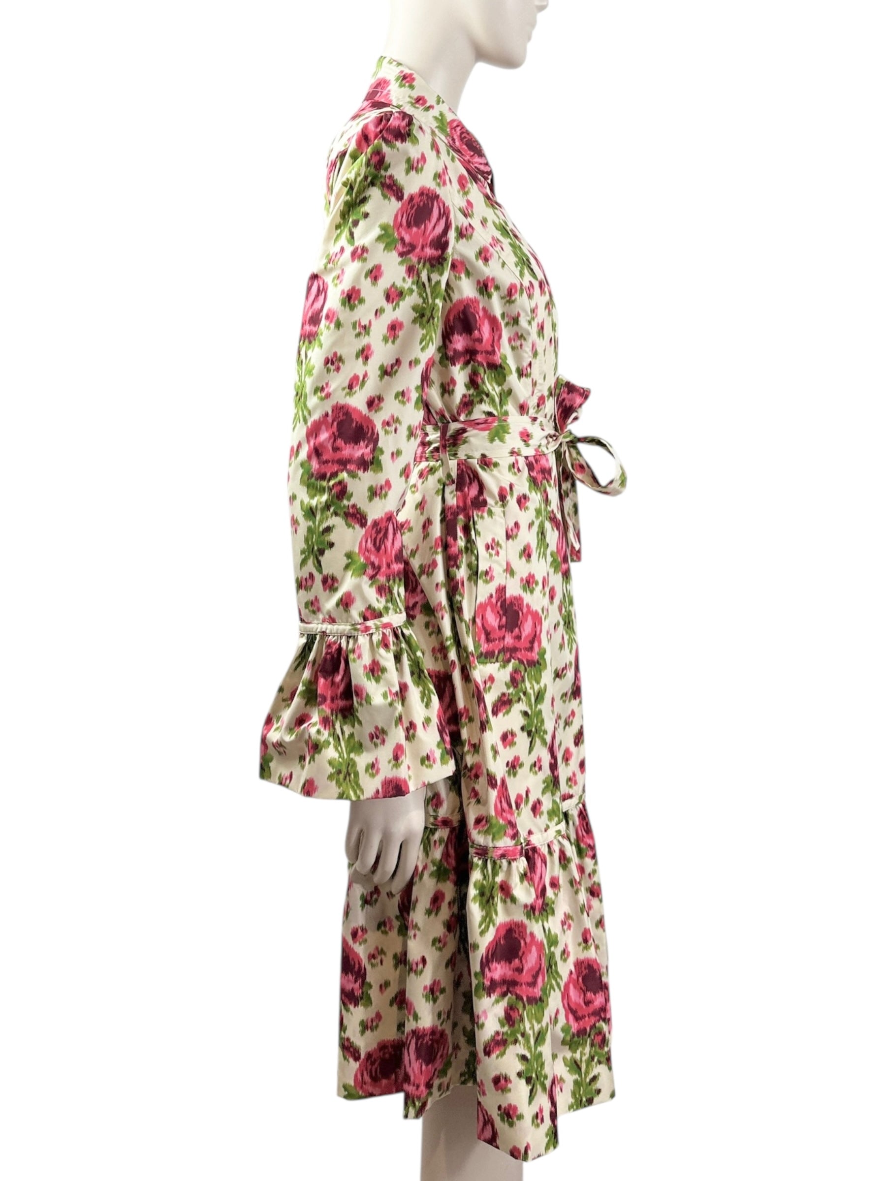 Valentino 2004  floral printed trench