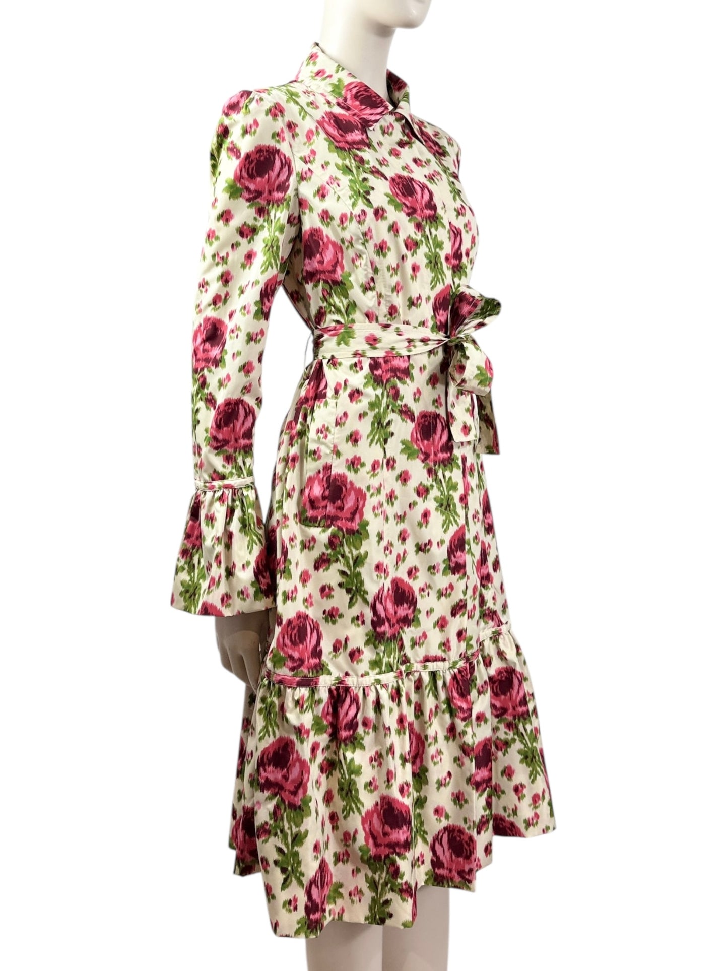Valentino 2004  floral printed trench