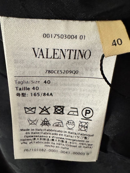 Valentino Alessandro Michele Fall 2025 Look 76 Red jack black velvet bow