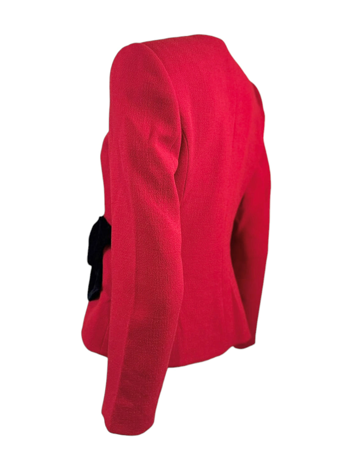 Valentino Alessandro Michele Fall 2025 Look 76 Red jack black velvet bow