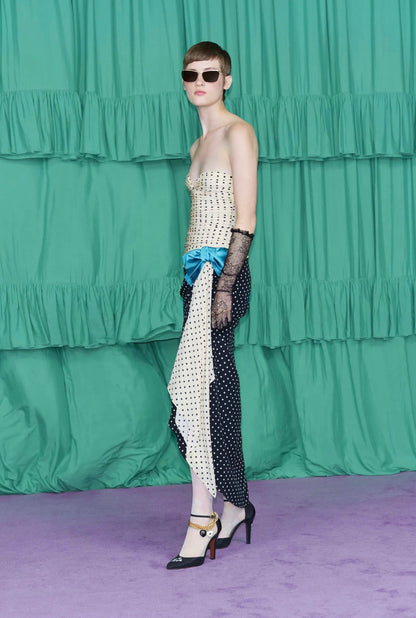 Valentino Alessandro Michele Prefall 2025 Look 77 Polka dots Dress silk