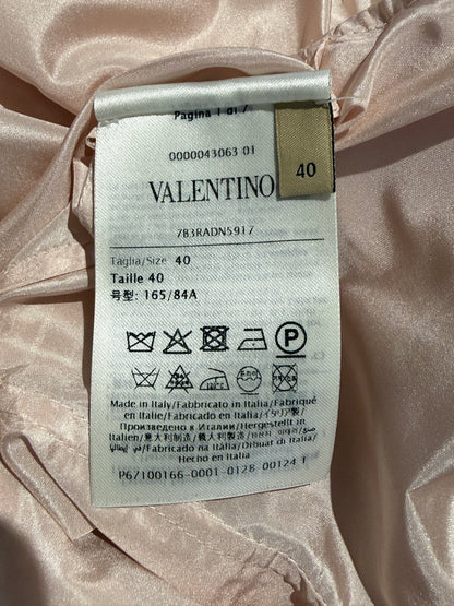 Valentino Alessandro Michele Prefall 2025 ruffle silk pink skirt