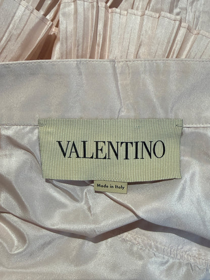 Valentino Alessandro Michele Prefall 2025 ruffle silk pink skirt