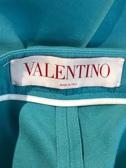 Valentino Alessandro Michele Resort 2025 Look 139 Turquoise trouser suit