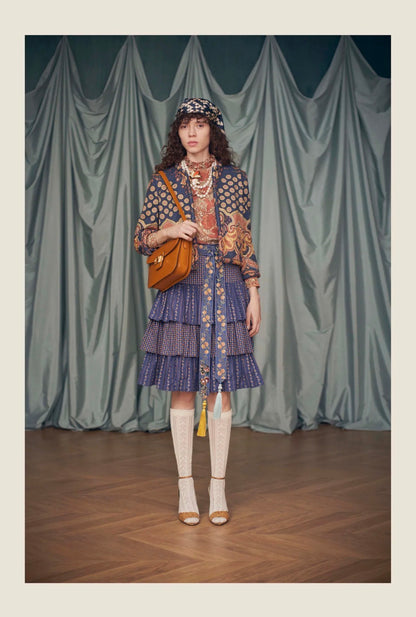Valentino Alessandro Michele Resort 2025 Look 151 Cropped paisley jacket