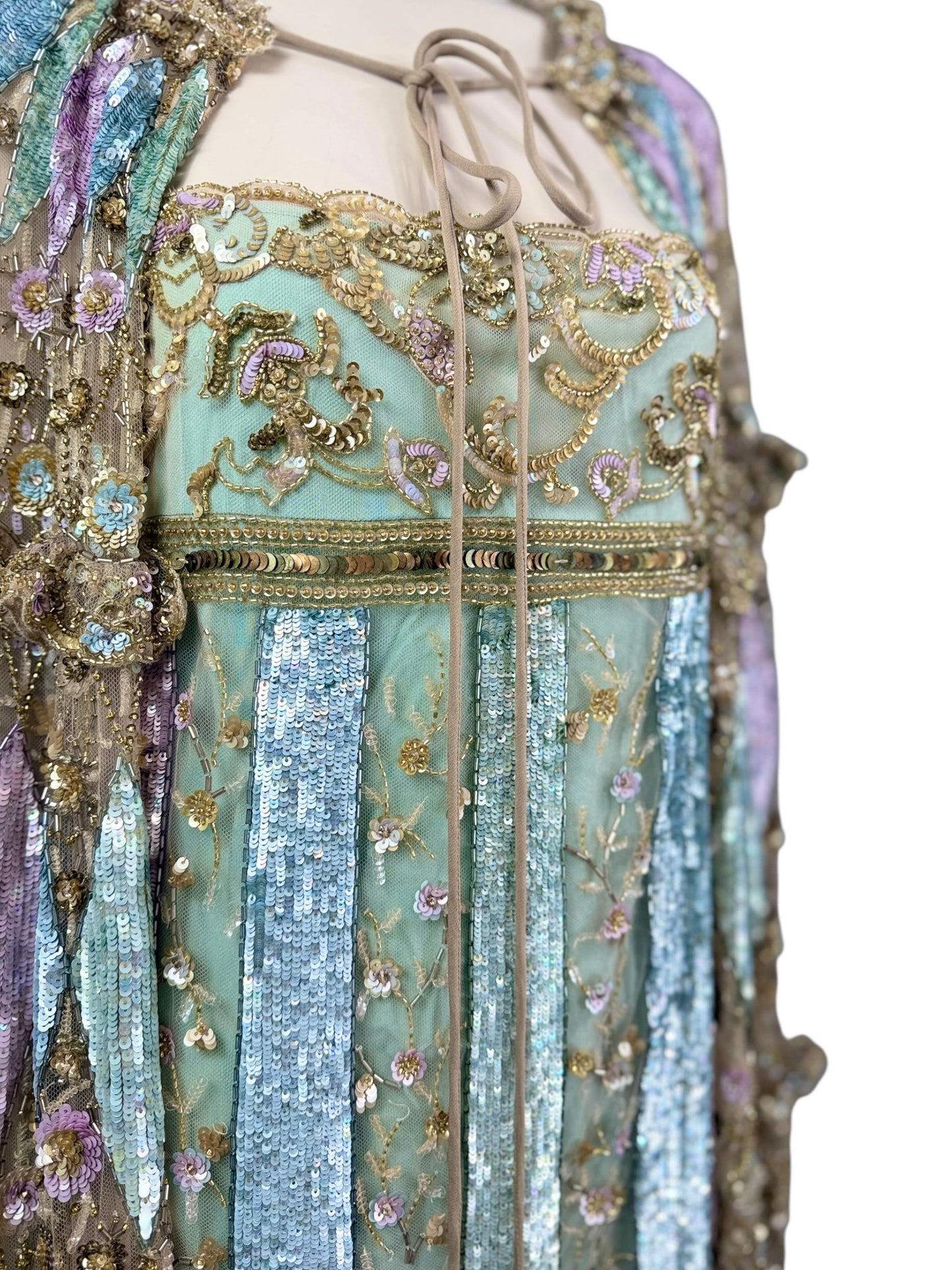 Valentino_Alessandro_Michele_Resort_2025_Look_169_Embroidered_Dress_cape