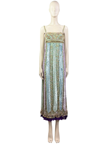 Valentino_Alessandro_Michele_Resort_2025_Look_169_Embroidered_Dress_cape