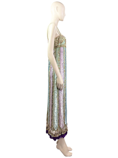 Valentino_Alessandro_Michele_Resort_2025_Look_169_Embroidered_Dress_cape