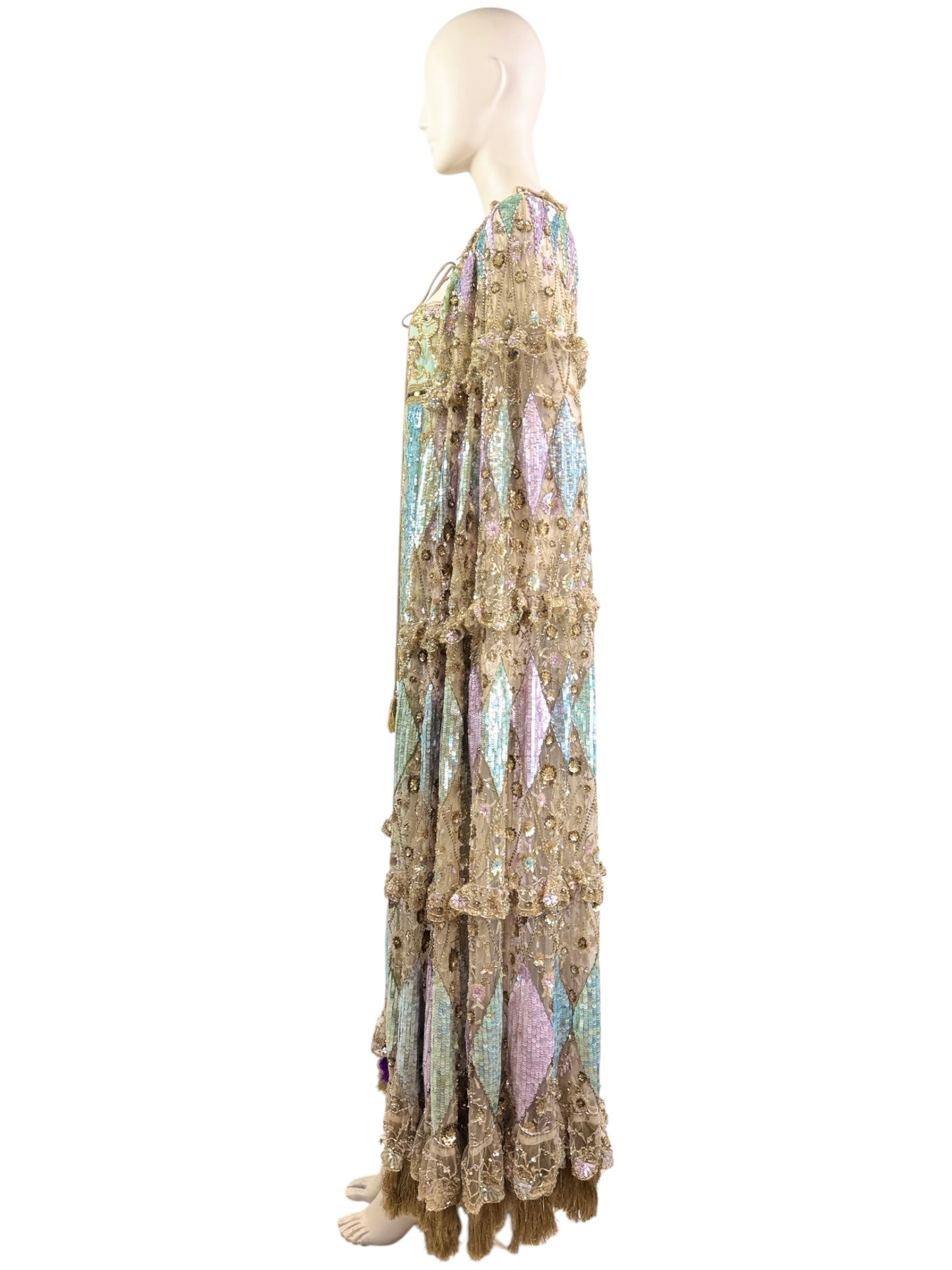 Valentino_Alessandro_Michele_Resort_2025_Look_169_Embroidered_Dress_cape