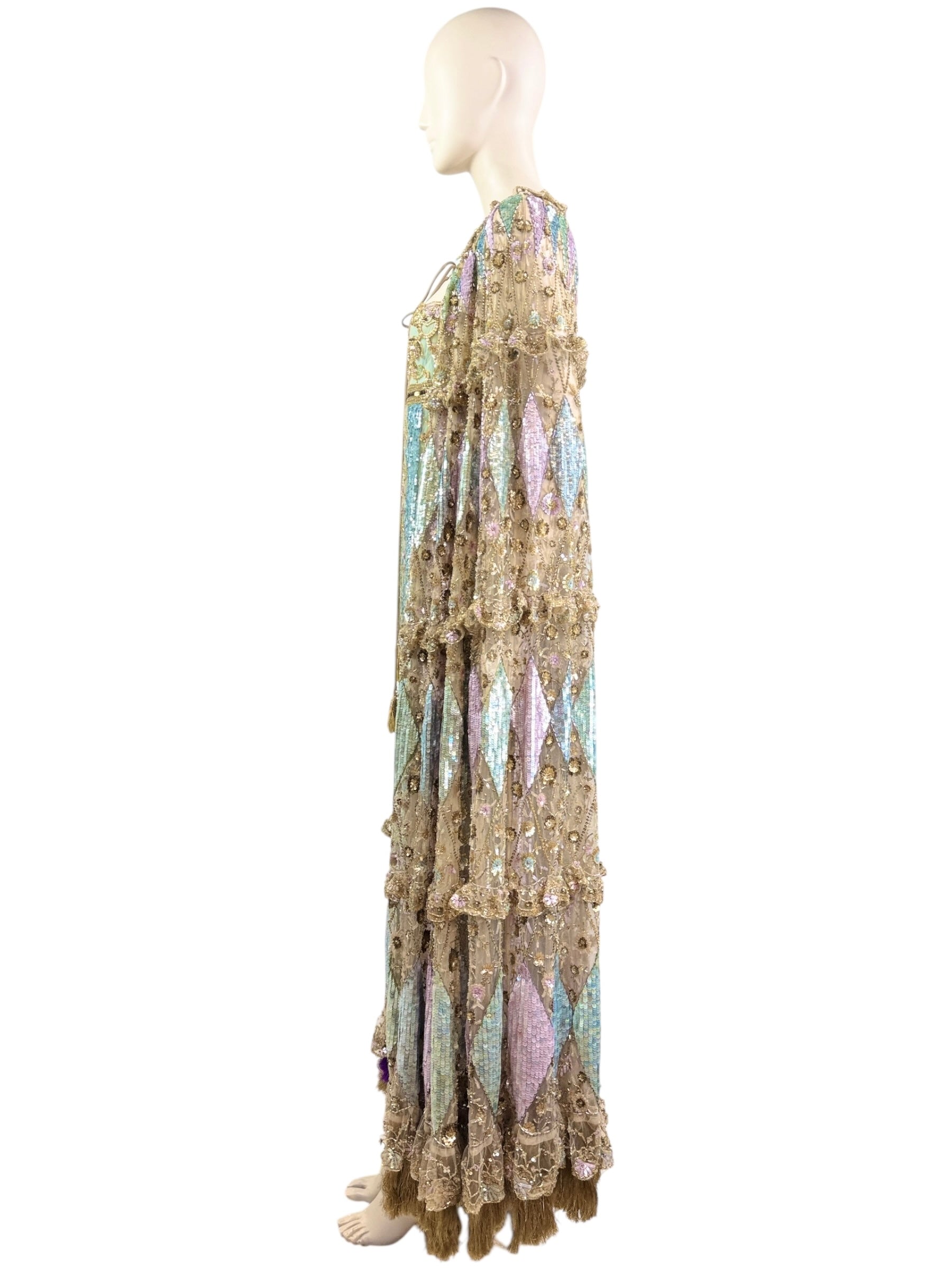 Valentino_Alessandro_Michele_Resort_2025_Look_169_Embroidered_Dress_cape