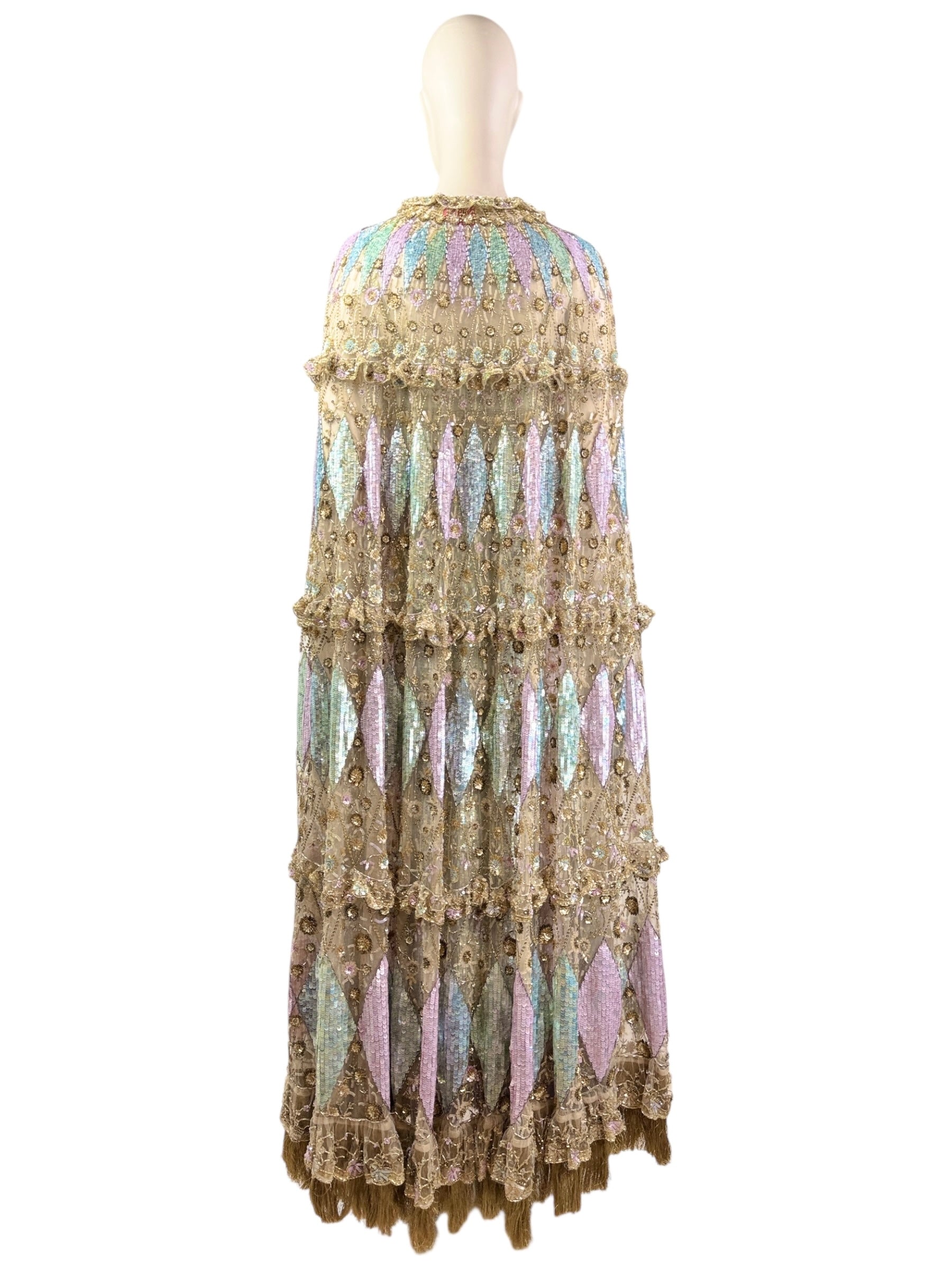 Valentino_Alessandro_Michele_Resort_2025_Look_169_Embroidered_Dress_cape
