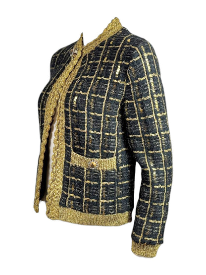Valentino Alessandro Michele Resort 2025 Look 85 Black gold jacket