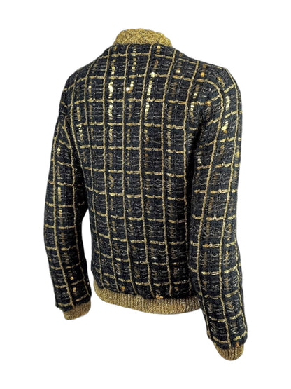 Valentino Alessandro Michele Resort 2025 Look 85 Black gold jacket