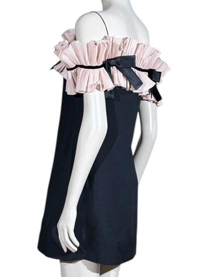 Valentino Alessandro Michele Resort 2026 Look 22 Mini black pink dress