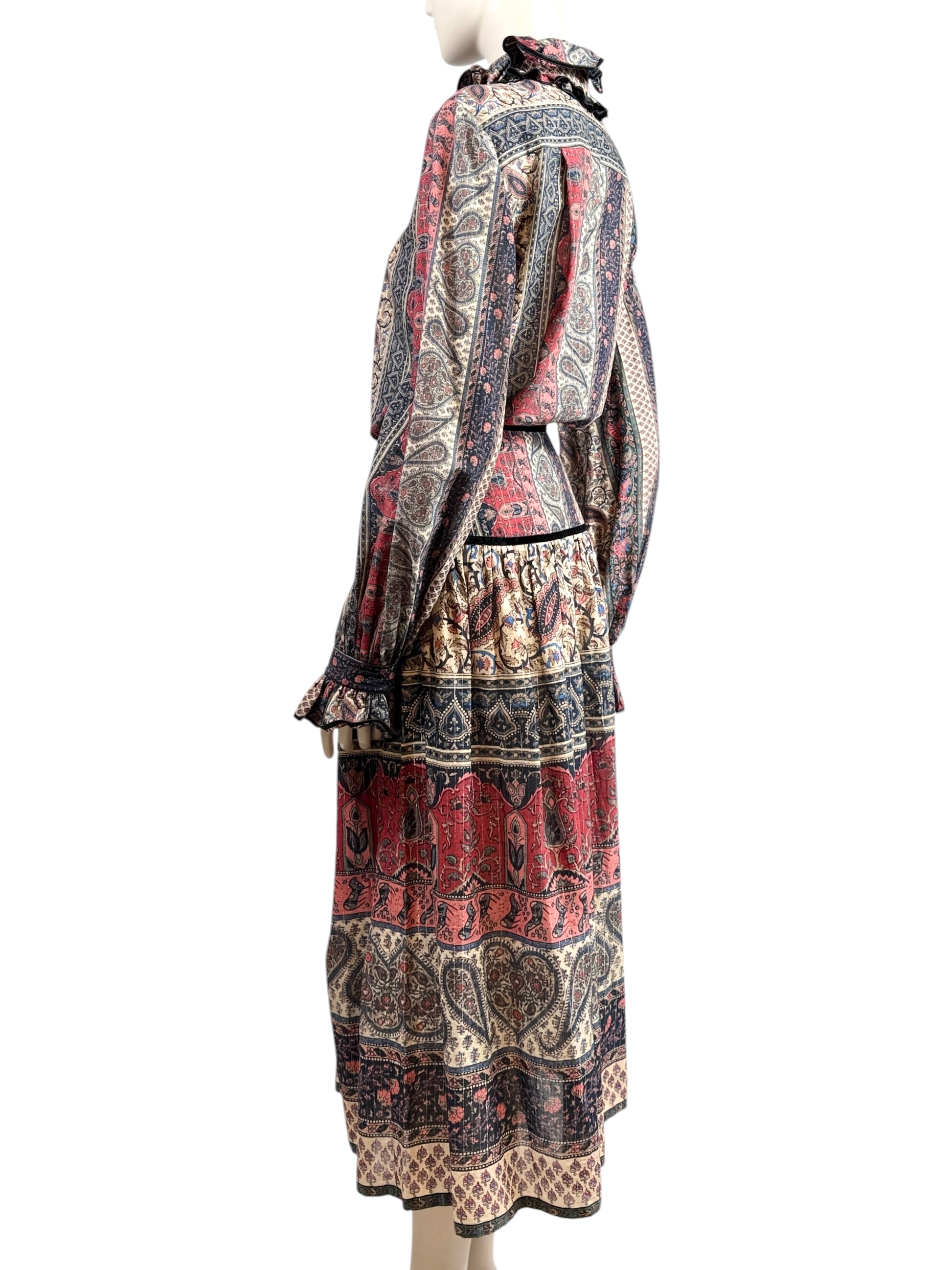 Valentino Alessandro Michele Spring 2025 Paisley cotton printed set