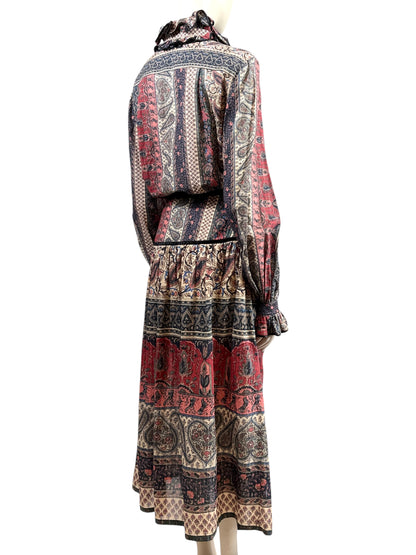 Valentino Alessandro Michele Spring 2025 Paisley cotton printed set