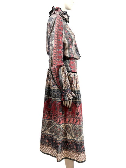 Valentino Alessandro Michele Spring 2025 Paisley cotton printed set