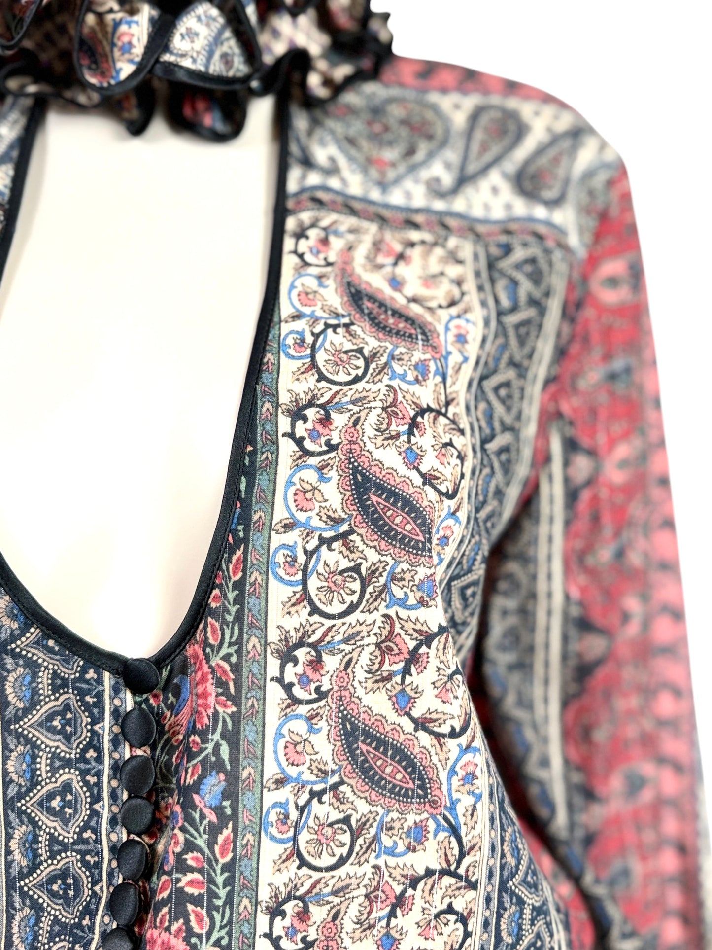Valentino Alessandro Michele Spring 2025 Paisley cotton printed set